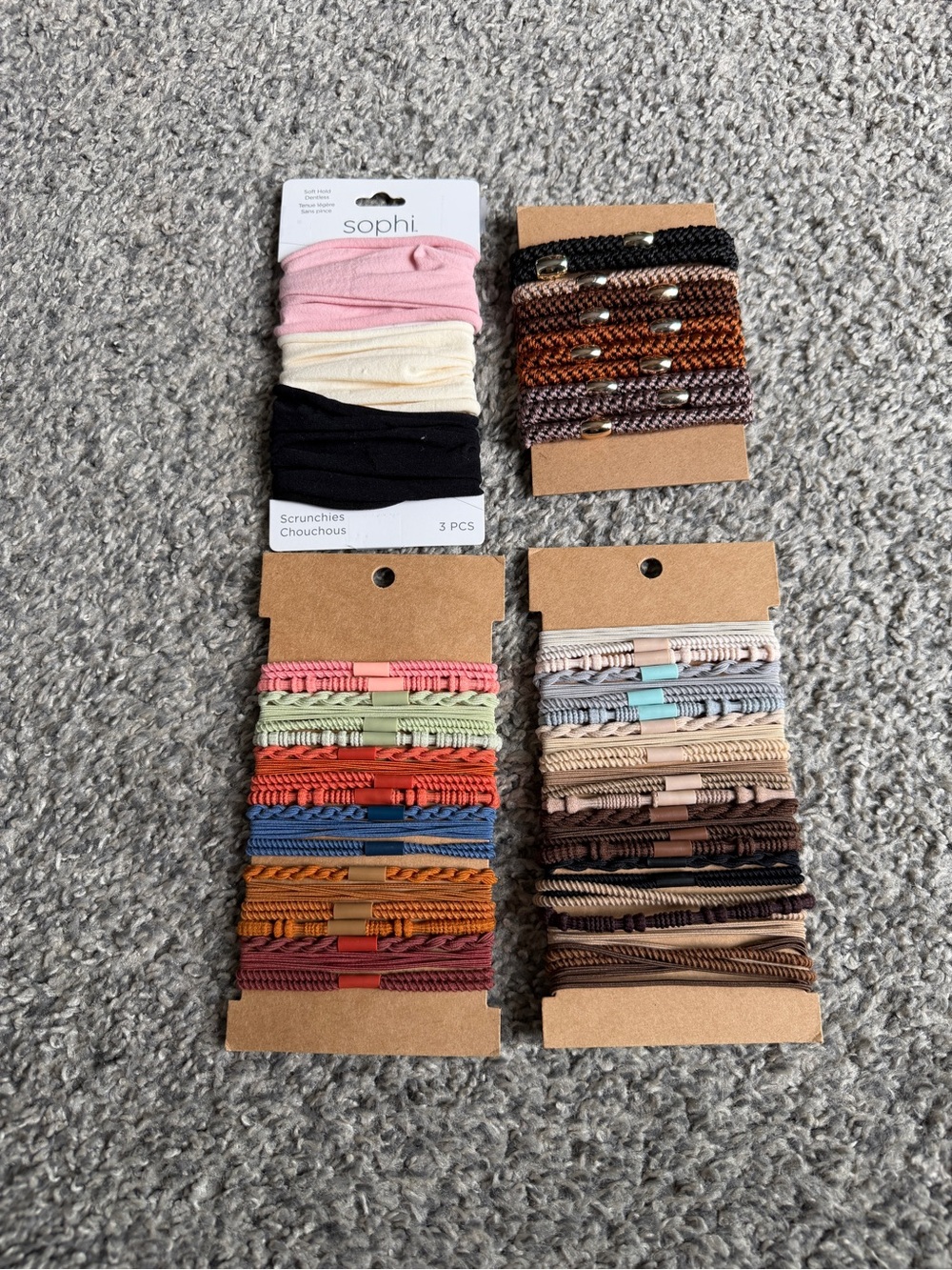 Lot of Hair Ties / Scrunchies- variety pack